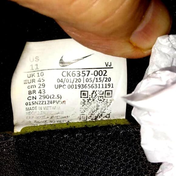 Nike Renew Run Men's Pre-owned Gray/Black Running Sneakers - sz. 11 - Picture 6 of 6